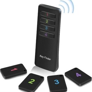 Carbon Fiber Key Finder Set 4 finders black